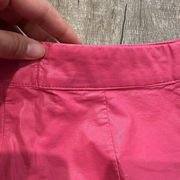 Victoria & Sofia Pink Faux Leather‎ Skort Women's Size Small - Picture 7 of 14